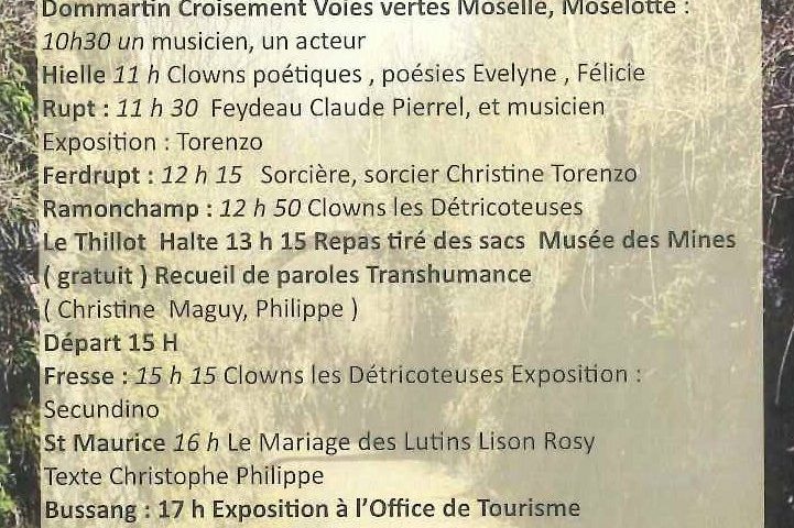 Programme de la journée