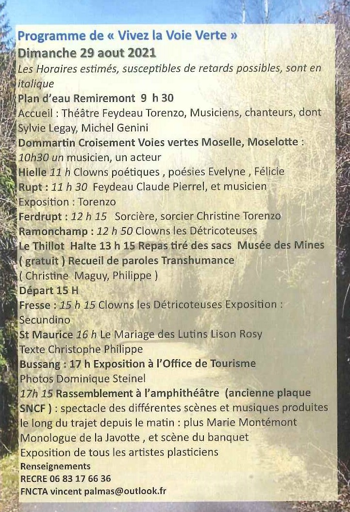 Programme de la journée