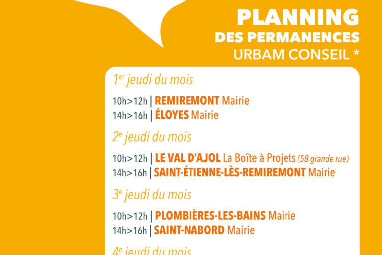 Affichettes permanences OPAH