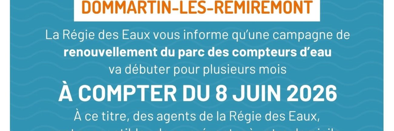 changement compteurs eau