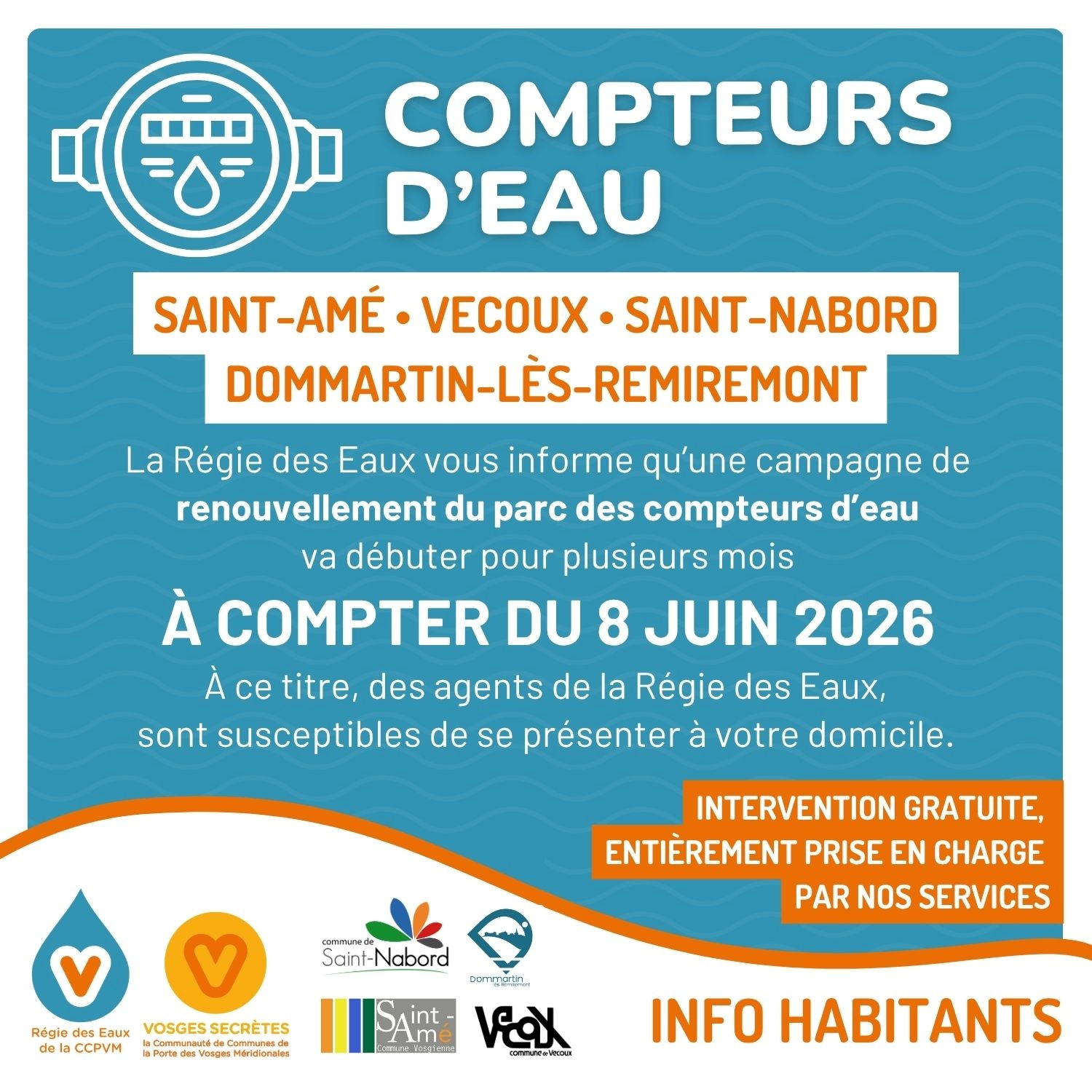 changement compteurs eau